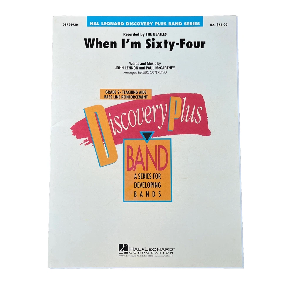 When I'm 64 - Discovery Plus Level 2 arranged by Eric Osterling Hal Leonard - Image 1 of 4