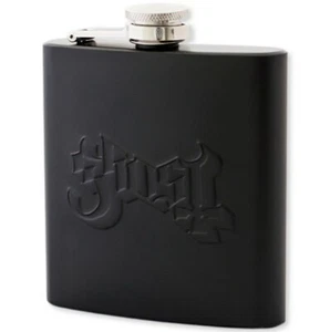 GHOST-  Flachmann - Schnapsflasche - Embossed Logo Hip Flask  HFGH01 NEU & OVP - Bild 1 von 1