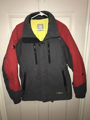 Descente Winter Jacket Men's Medium Gray & Red D310 Snow Ski Snowboard Outerwear - Image 1 of 4