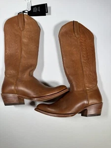 Black Star Damen-Westernstiefel EDEN GENÄHTES ONYX Leder spitz zulaufend braun Größe 7 - Bild 1 von 9