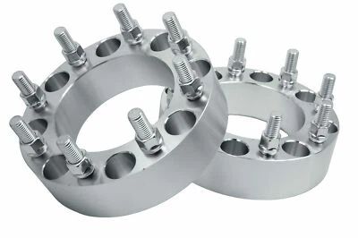 8x210 to 8x210 Wheel Spacers 2" Inch GMC Sierra Chevy Silverado 3500 Dually 2pc - Image 1 of 4