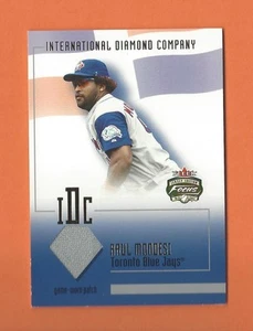 Camiseta Fleer Focus Raul Mundesi 2002 usada en el juego #3 Toronto Blue Jays - Imagen 1 de 1