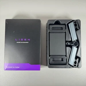 Support téléphone voiture : Support d'appui-tête arrière pour téléphones et tablettes | Fabriqué par Lisen - Photo 1 sur 13