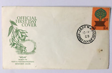 1969 Official First Day Cover FDC- " WESAK " Ceylon