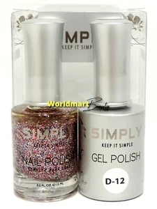 Simply Gel Nail Polish 0.5fl.oz UV/LED Gel Color Duo D-12 - Picture 1 of 1