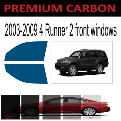 Tinte de ventana de carbono premium para Toyota 4Runner 2003-2009 tinte precortado 2f Foto 1 de 3