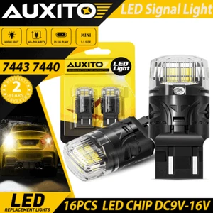 AUXITO 7443 16-LED Backup Tail Reverse Light Bulb White For Ford F-150 Chevrolet - Bild 1 von 15