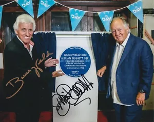 Bruce Welch Brian Bennett Hand Signed Photo 8x10 Photo Autograph The Shadows - Picture 1 of 2
