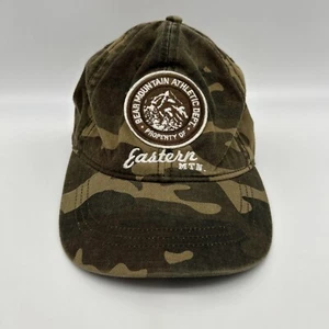 Bear Mountain Hat Cap Strap Back Green Camo Size 8-14 Athletic Kids Boys Youth - Picture 1 of 24