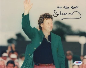 IAN WOOSNAM 1991 MASTERS CHAMPION INSCRIBED & SIGNED VICTORY PHOTO PSA - Foto 1 di 1