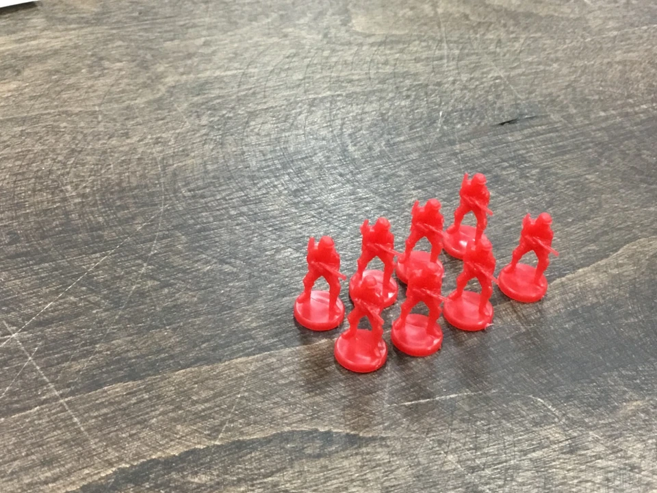 Fortress America MB Juego de Repuesto Infantería Roja Piezas CANTIDAD 8 Foto 1 de 1