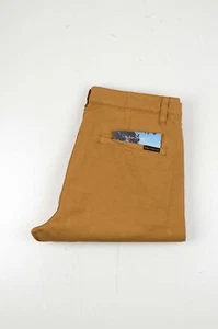37911 Nudie Jeans Lazy Leo Pantalones Camel Marrón Claro Hombres Jeans Talla 32/32 - Imagen 1 de 7