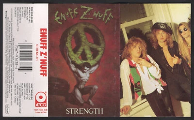 1991 MUSIC CASSETTE TAPE - [ALBUM - STRENGTH] GROUP: ENUFF Z' NUFF (GERMAN BAND) - Image 1 of 4