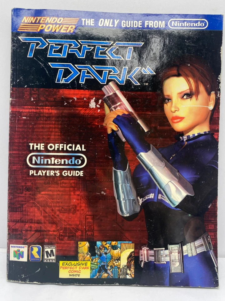Vintage 2000 Perfect Dark Video Game Official Strategy Guide Nintendo 64 Book - Image 1 of 4