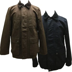 Coach 83285 Men's Utility Jacket Lined Cargo Pocket Durable Coat Navy Dark Khaki - Picture 1 of 27