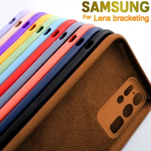 Liquid Silicone Soft Case For Samsung S23 S22 Ultra S21 S20 FE A54 A52 A53 Cover - Picture 1 of 25