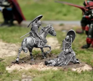 11th Century Spanish Battlefield Rescue Scene Wargames & Collectors 28mm - Picture 1 of 5