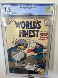 Worlds Finest 95- CGC 7.5, ¡cubierta clásica de Batman/Superman! - Imagen 1 de 3