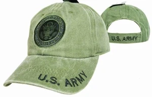 New Arrivals Official US Army Licensed Cap Army Emblem Kappe Subdue OD Green - Bild 1 von 1