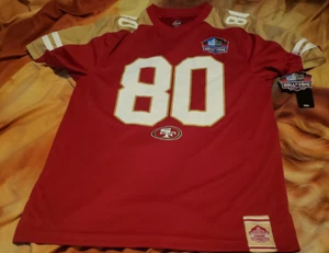 San Francisco 49ers Jerry Rice NFL Apparel Hall of Fame Jersey/Shirt Size Medium - Picture 1 of 3