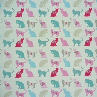 Baumwollstoff Dekostoff Stoff Felix Katze creme - Bild 1 von 2