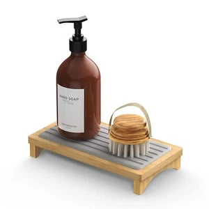 Instant Dry Sink Organizer Fast Drying Stone Sink Caddy Tray Kitchen Sponge Hold - Picture 1 of 7