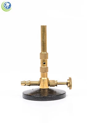 BUFFALO BUNSEN BURNER 5U GÁS NATURAL SOMENTE 08910 LATÃO AJUSTE DE ALTURA DA CHAMA - Imagem 1 de 4