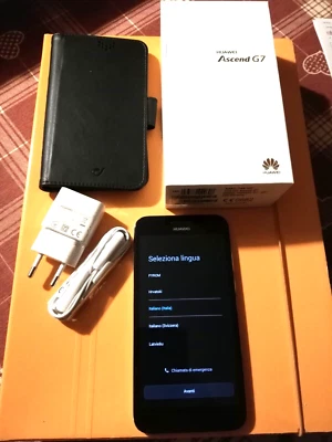 HUAWEI Ascend G7 Display 5.5" - Smartphone Funzionante - di Colore Grigio - Immagine 1 di 4