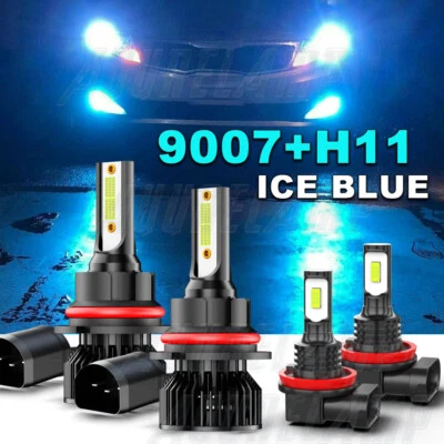 For Nissan Versa Note 2014-2019 4x LED Headlight Fog Light Bulbs Combo Kit  Foto 1 de 4