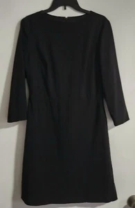 Theory Dress Size 8 Black Virgin Wool Lined - Picture 1 of 8