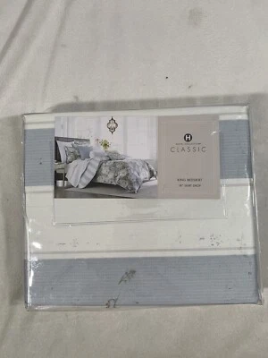 Falda de cama nueva en caja $170 [King] para colección de hotel clásica Serena a rayas #D52 Foto 1 de 4