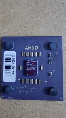 CPU Vintage Processore AMD Duron 1300 DHD1300AMT1B Socket Chipset 1.3ghz  - Immagine 1 di 2