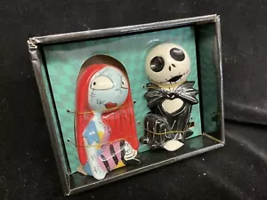 NEW THE NIGHTMARE BEFORE CHRISTMAS 5" JACK & SALLY SALT & PEPPER SHAKERS - Picture 1 of 6
