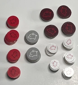 Monopoly Target Edition Game Replacement Parts Pieces Savings Tokens Only Toy - Picture 1 of 2