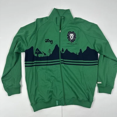 Vintage L.R.G. Chaqueta de chándal para hombre LION ROCK verde XXL 2XL L-R-G vintage Y2K Foto 1 de 4