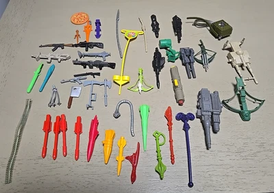 VINTAGE LOT of MOTU ACCESSORIES/WEAPONS -(#3)  46 PIECES - Image 1 of 4