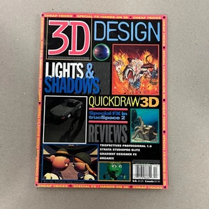 3D Magazine Vintage 1995 Computer Animation, Textures, Light & Shadows - Bild 1 von 9
