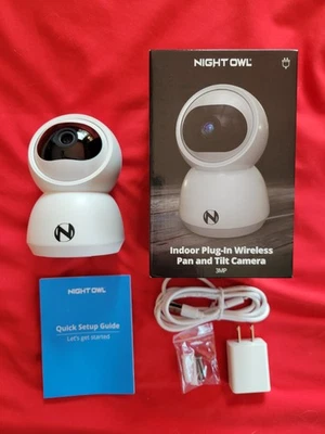 Night Owl Indoor Plug-In Wireless Pan and Tilt Camera - Image 1 of 4