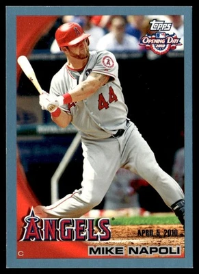 2010 Topps Opening Day Mike Napoli Los Angeles Angels #151 - Image 1 of 2