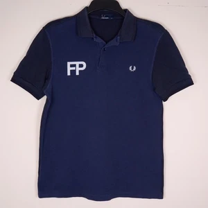 Camisa Polo Fred Perry Para Hombre Azul M2601 Bordada Manga Corta Mediana - Imagen 1 de 14