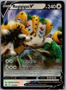 Regigigas V Holo Ultra Rare Crown Zenith 113/159 NM - Picture 1 of 2