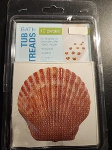 Aquatouch strukturierte Schale Wannenstufen - PVC - 10 Aufkleber zum Aufkleben rutschfest - Bild 1 von 2