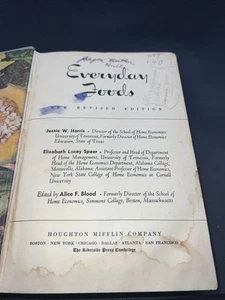 Everyday Foods by Harris and Lacey Vintage Home Economics Cooking Textbook - Imagen 1 de 6