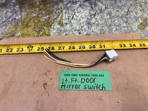 1999-2002 GM 1500 Left Drivers Side Front Door Mirror Switch Wiring Connector - Picture 1 of 14