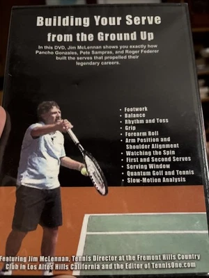 New Tennis DVD: Building Your Serve from the Ground Up / Jim McLennan - Image 1 of 2