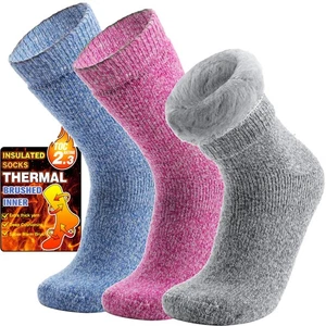 Heated Thermal Socks for Women & Men Warm Thick Winter Ski Boot Insulated Sto... - Picture 1 of 7