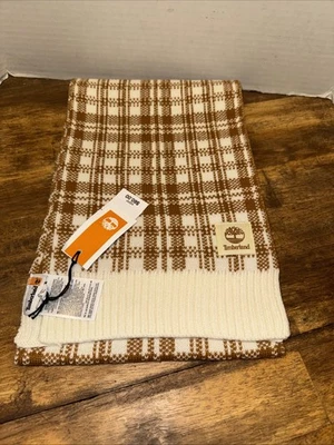 New Timberland Scarf Wheat Plaid One Size - Image 1 of 3