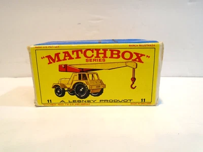 Matchbox 11 Jumbo Crane Box - Vintage 1965 Lesney England - Image 1 of 4