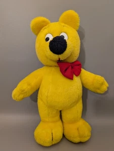Haribo Goldbär Teddy Bär Bonn 1996 Kuscheltier Plüsch Stofftier gelb Fliege 40cm - Bild 1 von 4