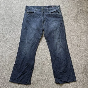 Armani Jeans Indigo 005 Leinen Baumwollmischung leichte Jeans Herren Größe 40x31 - Bild 1 von 14